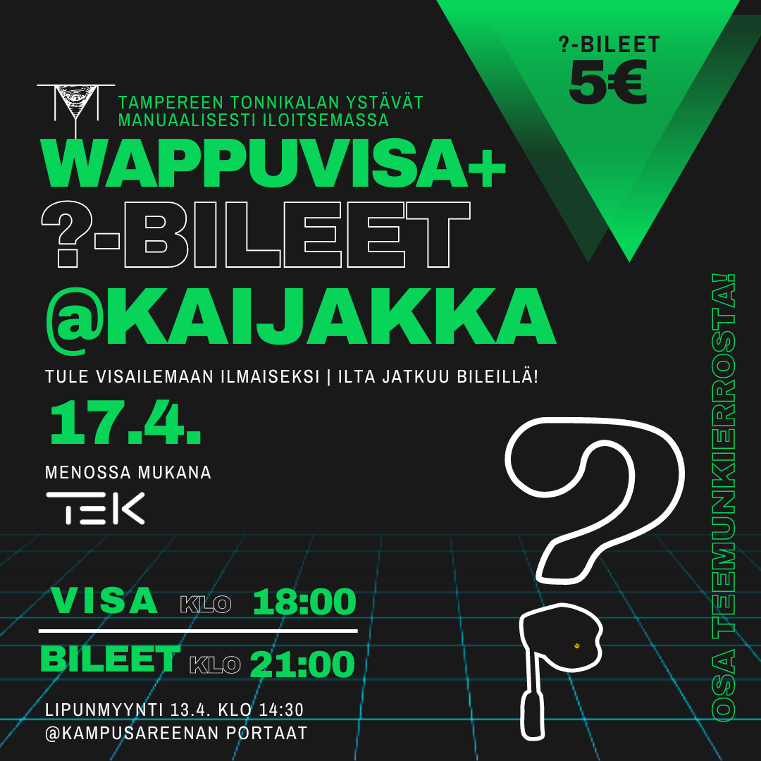 Wappuvisa + ?-Bileet-image